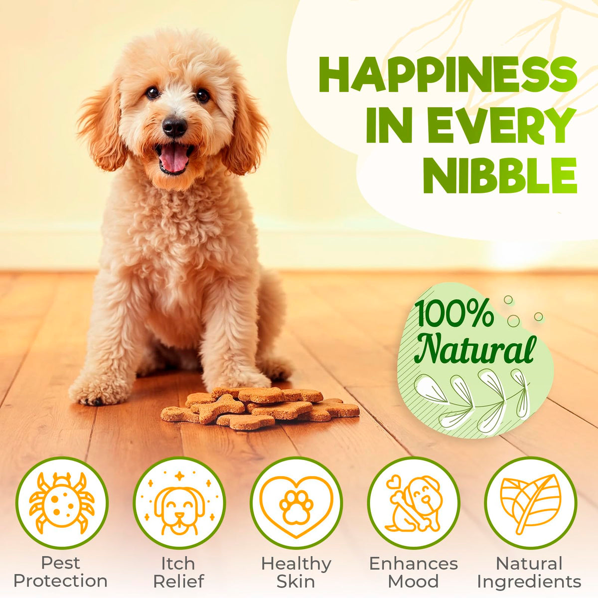 Chicken Flavour Flea and Tick Dog Chews 150 Count G303699