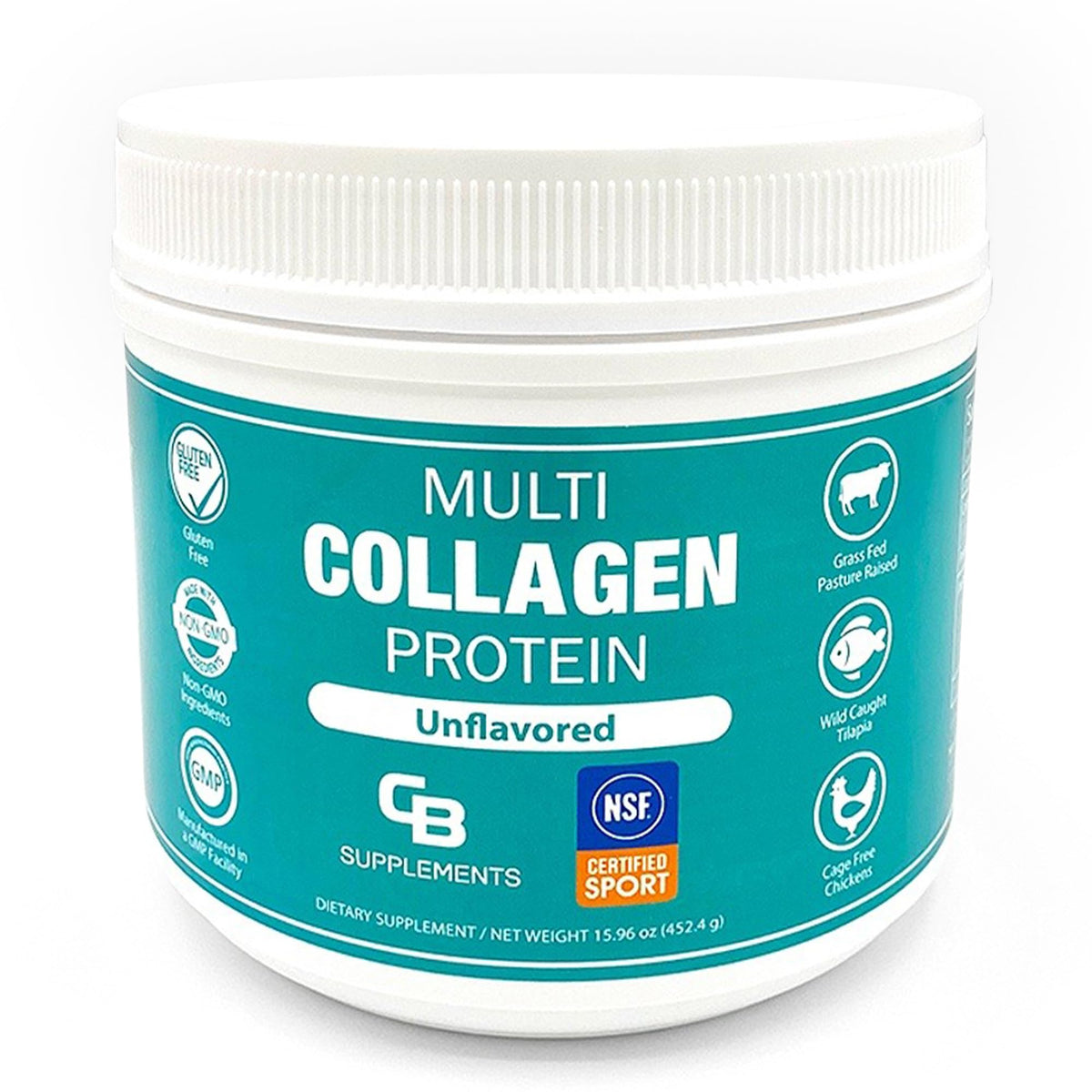 Multi Collagen Protein Powder Unflavored 58 Servings N898