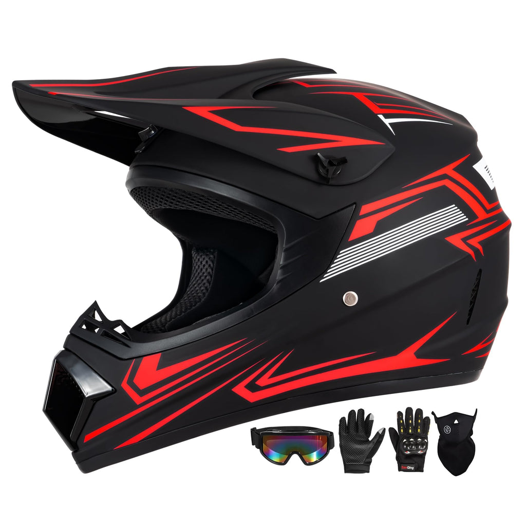 Youth Kids Motocross Helmet DOT Approved Z4464