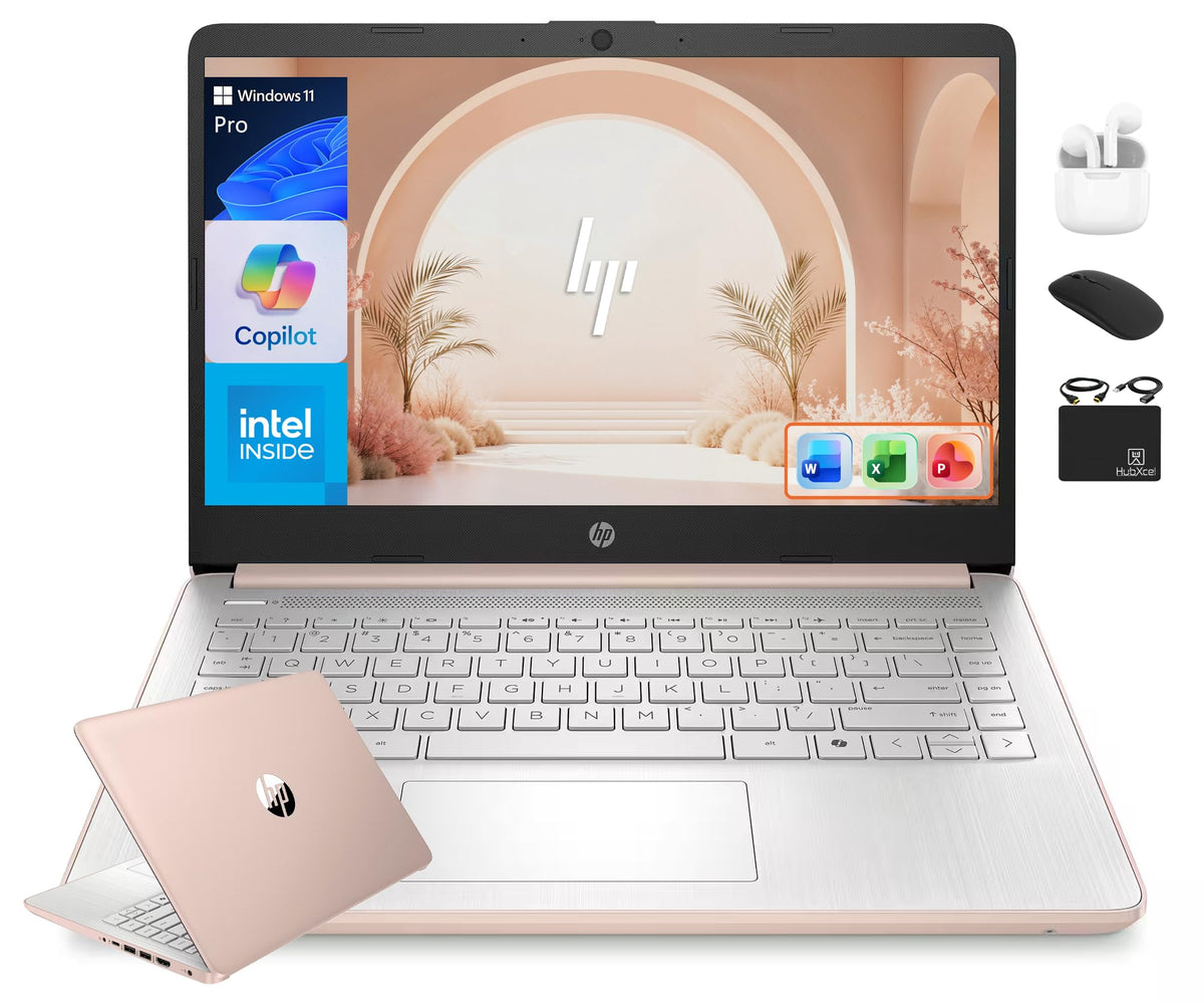 14” Rose Gold Laptop 16GB RAM 628GB Storage V303