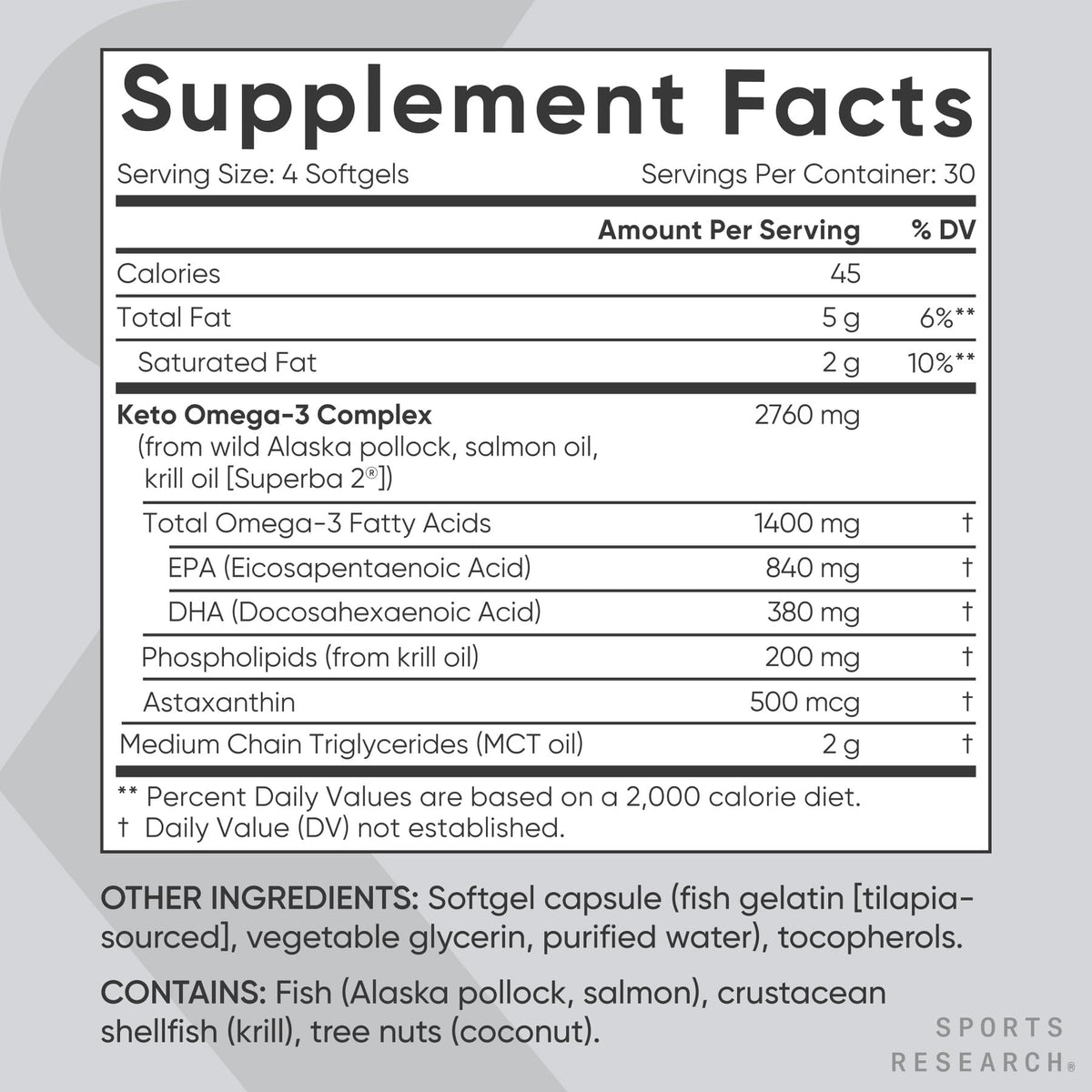 Omega-3 Fish Oil 1400mg 120 Softgels I997