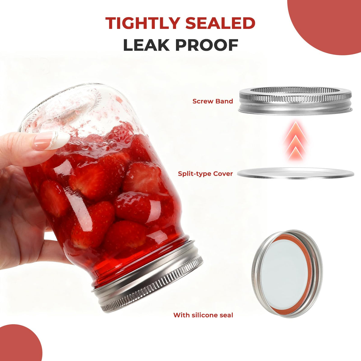 16 oz Glass Mason Jars 15 Pack O67657