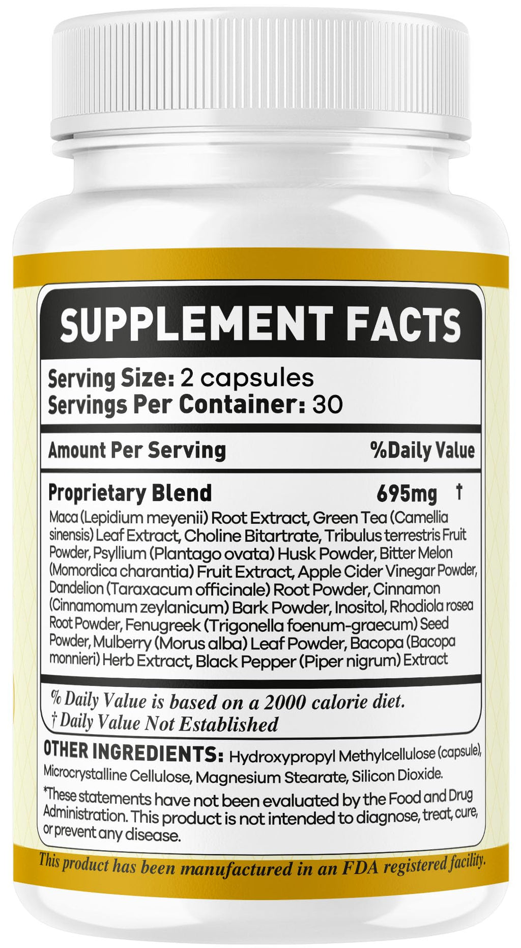 All Natural Capsules 60 Capsules L241815