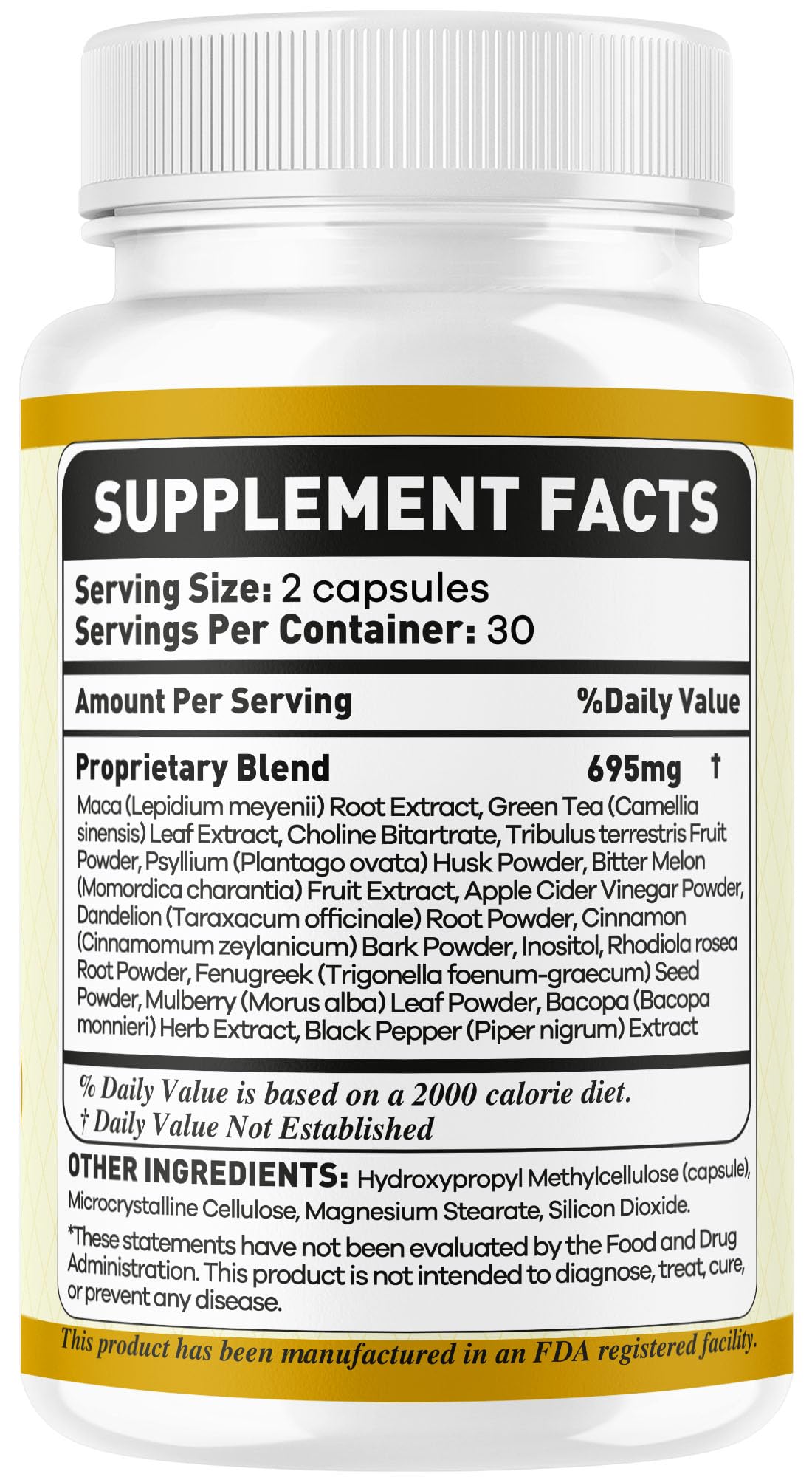 All Natural Capsules 60 Capsules L241815