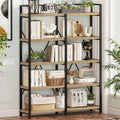 5 Tier Wood and Metal Bookshelf T199947