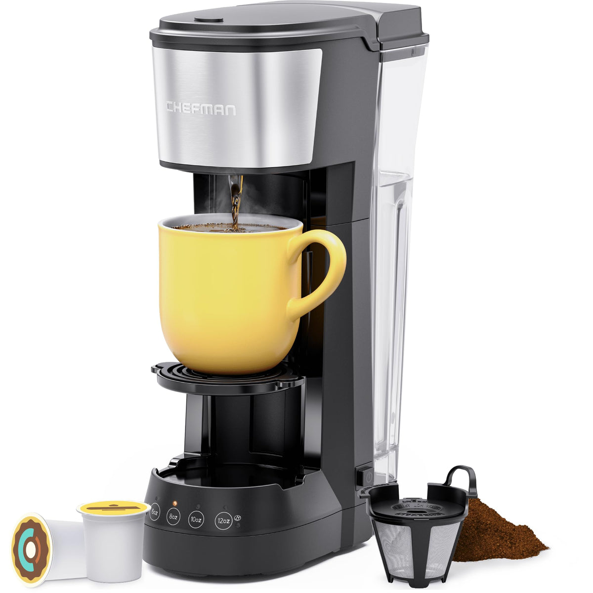 Single Serve Coffee Maker with 40oz Water Reservoir O57956