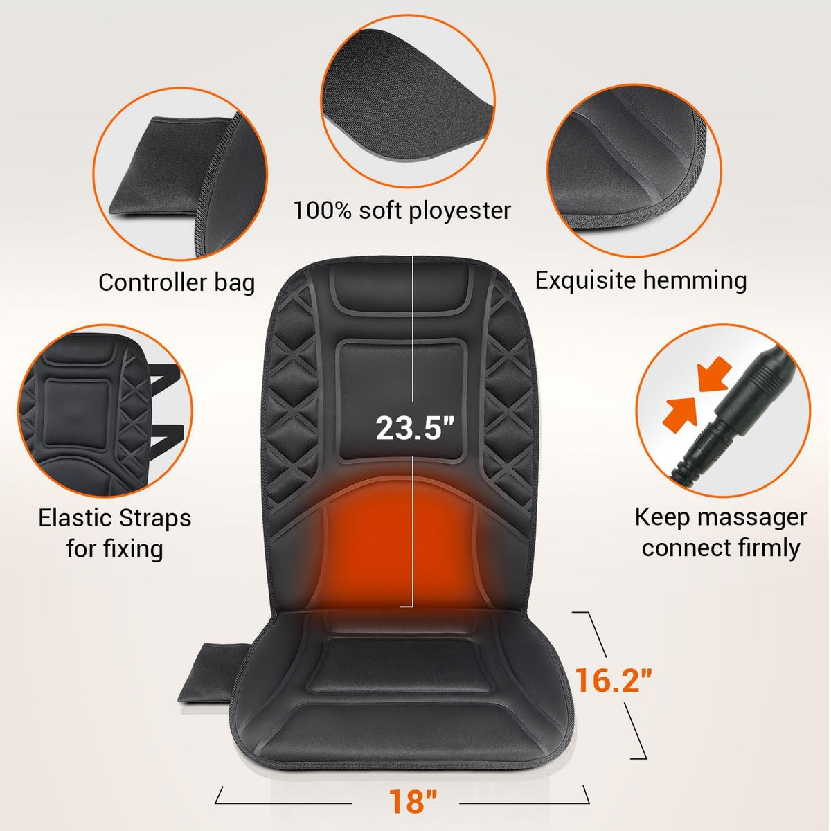 Back Massager with Heat L399829