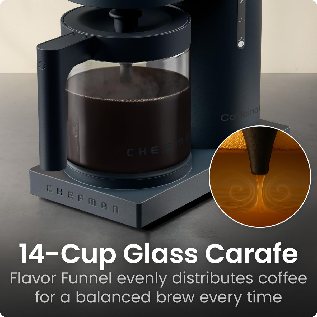 14-Cup Programmable Drip Coffee Maker with Glass Carafe R98269