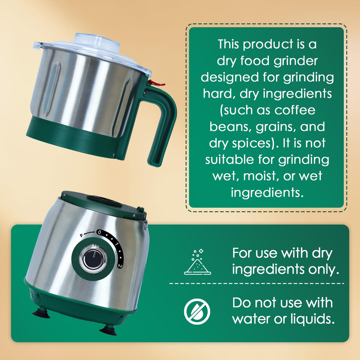 500W Electric Spice and Nut Grinder K6864