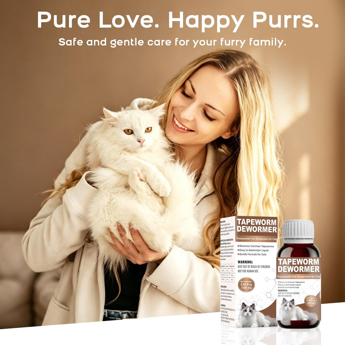 Liquid Cat Tapeworm Dewormer O91109