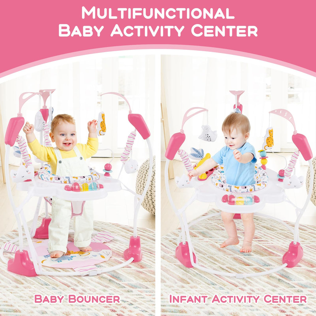 Pink 3 in 1 Baby Jumpers and Bouncers X810152
