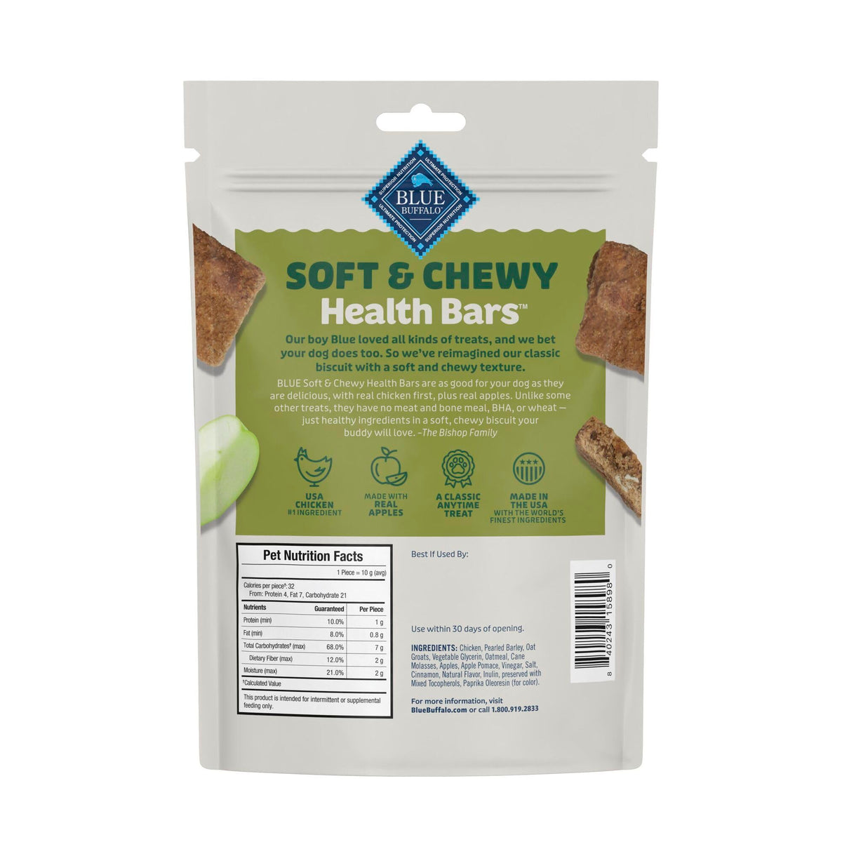 Chicken & Apples Soft & Chewy Treats, 9 oz X435