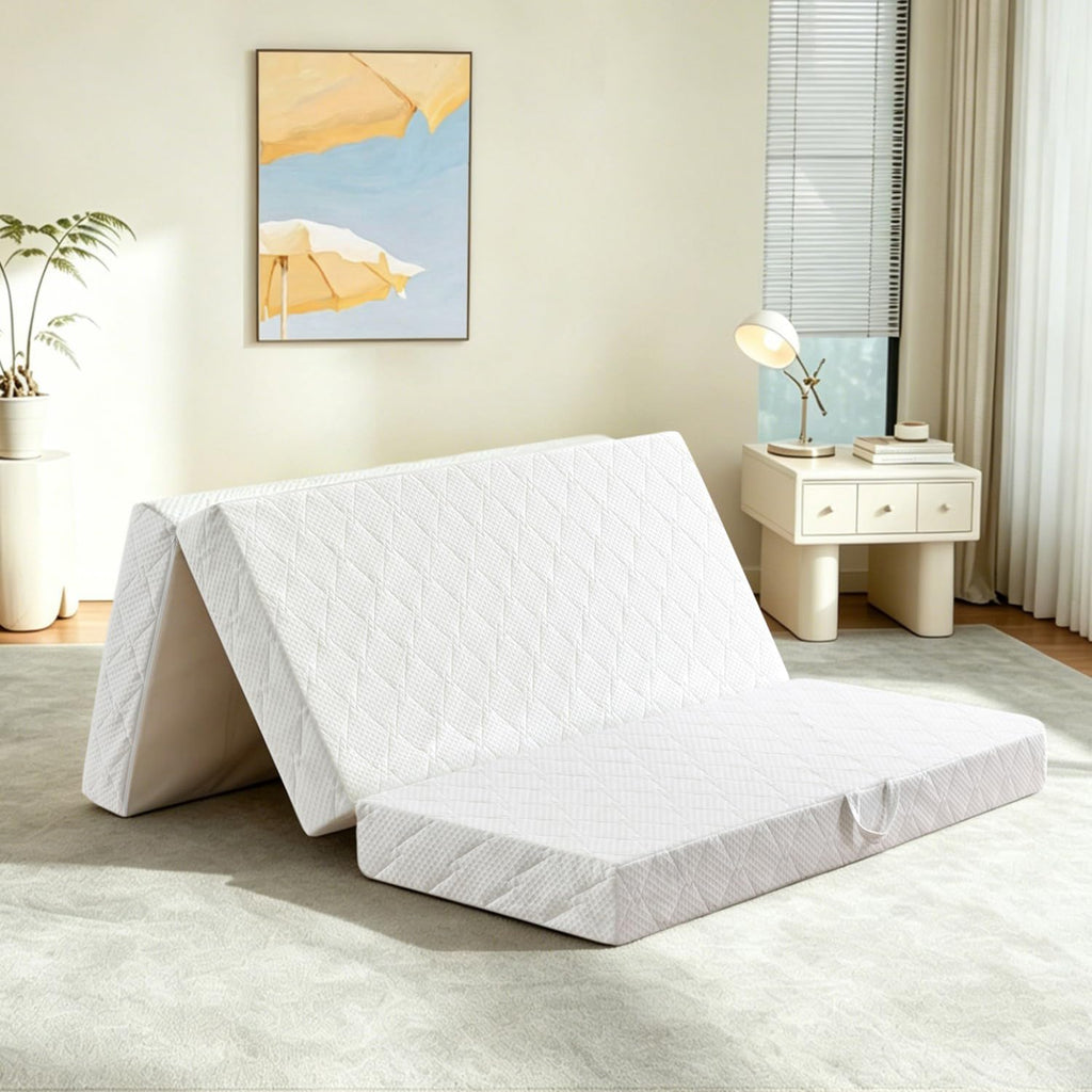Queen Size Folding Memory Foam Tri-fold Mattress D119