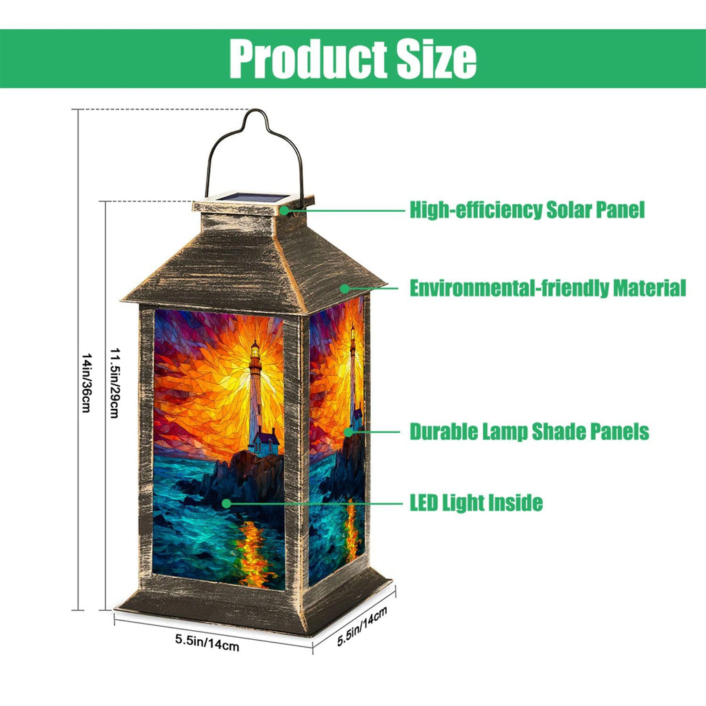 Solar Powered Waterproof Hanging Lantern C50079