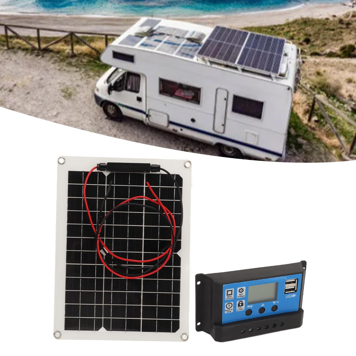 300W Solar Panel Kit with Controller U5705