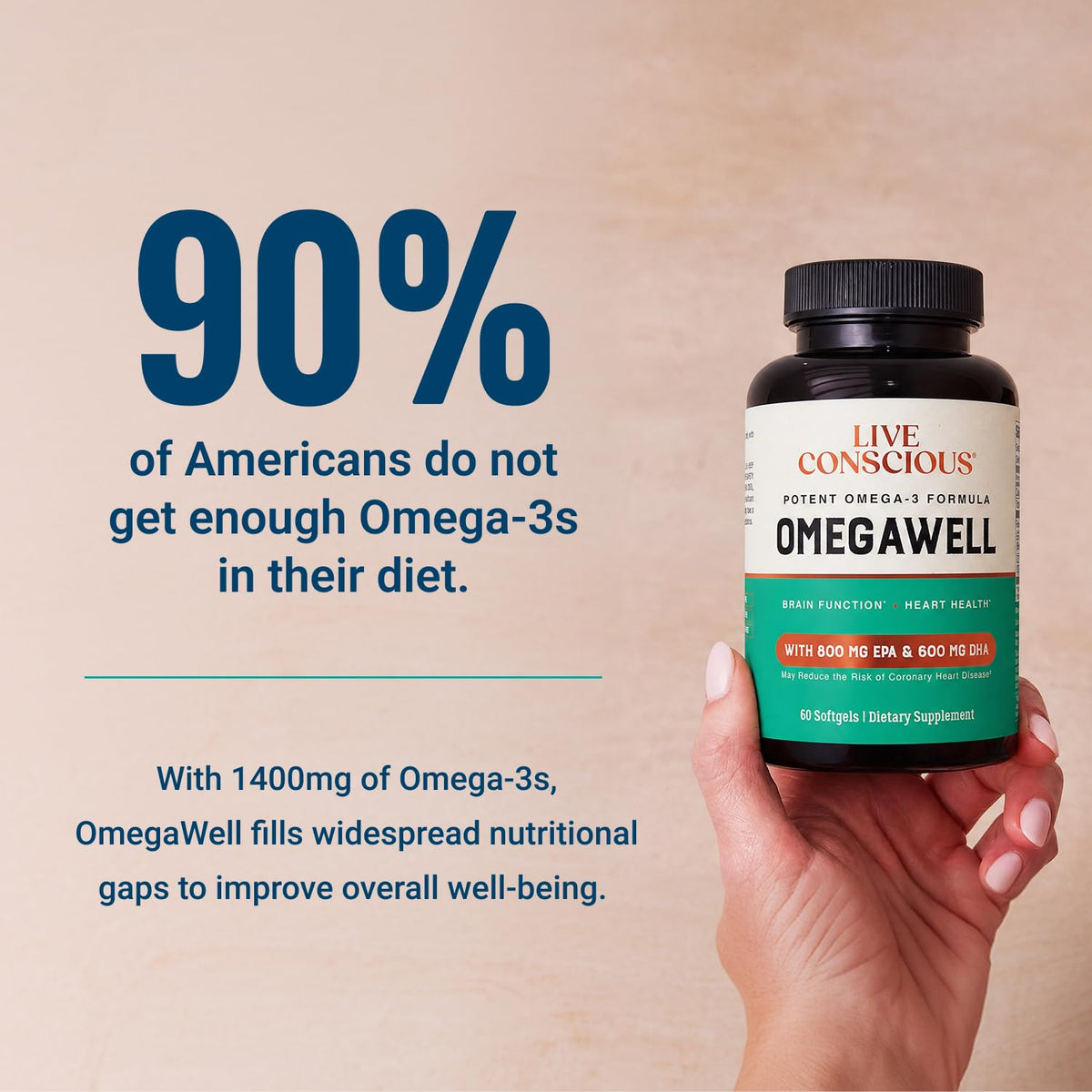 Omega 3 Fish Oil 2000mg Softgels V36091