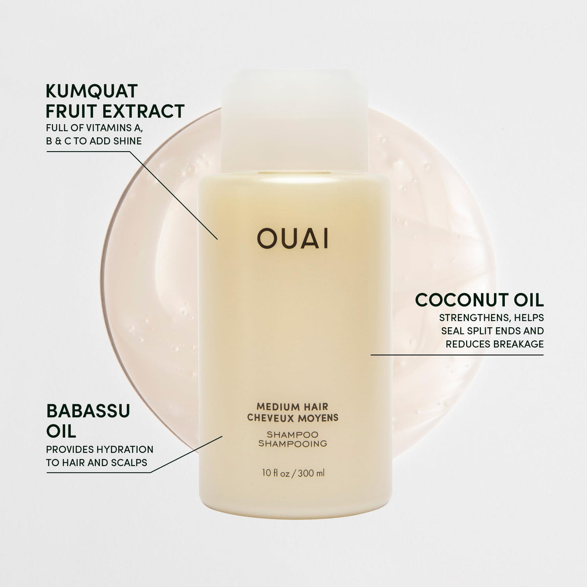 Shampoo, Conditioner & Hair Treatment Masque with Shea Butter, Keratin and Panthenol U569