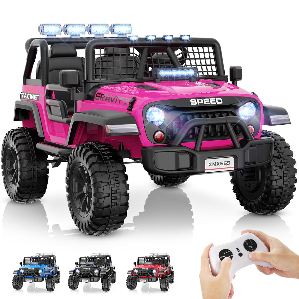 24V 2 Seater Pink Ride On Car R216