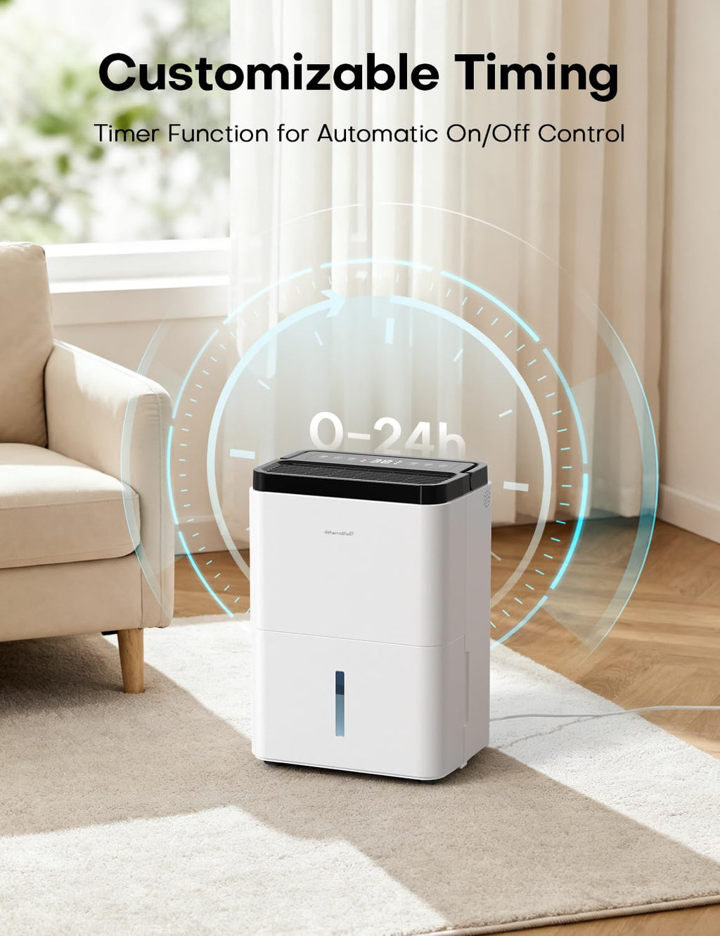 35 Pints Dehumidifier with Drain Hose W493