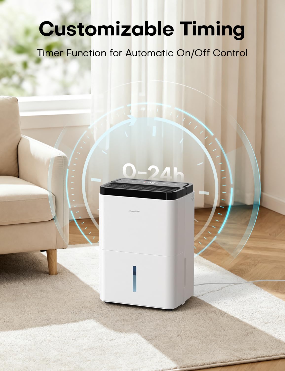 35 Pints Dehumidifier with Drain Hose W493
