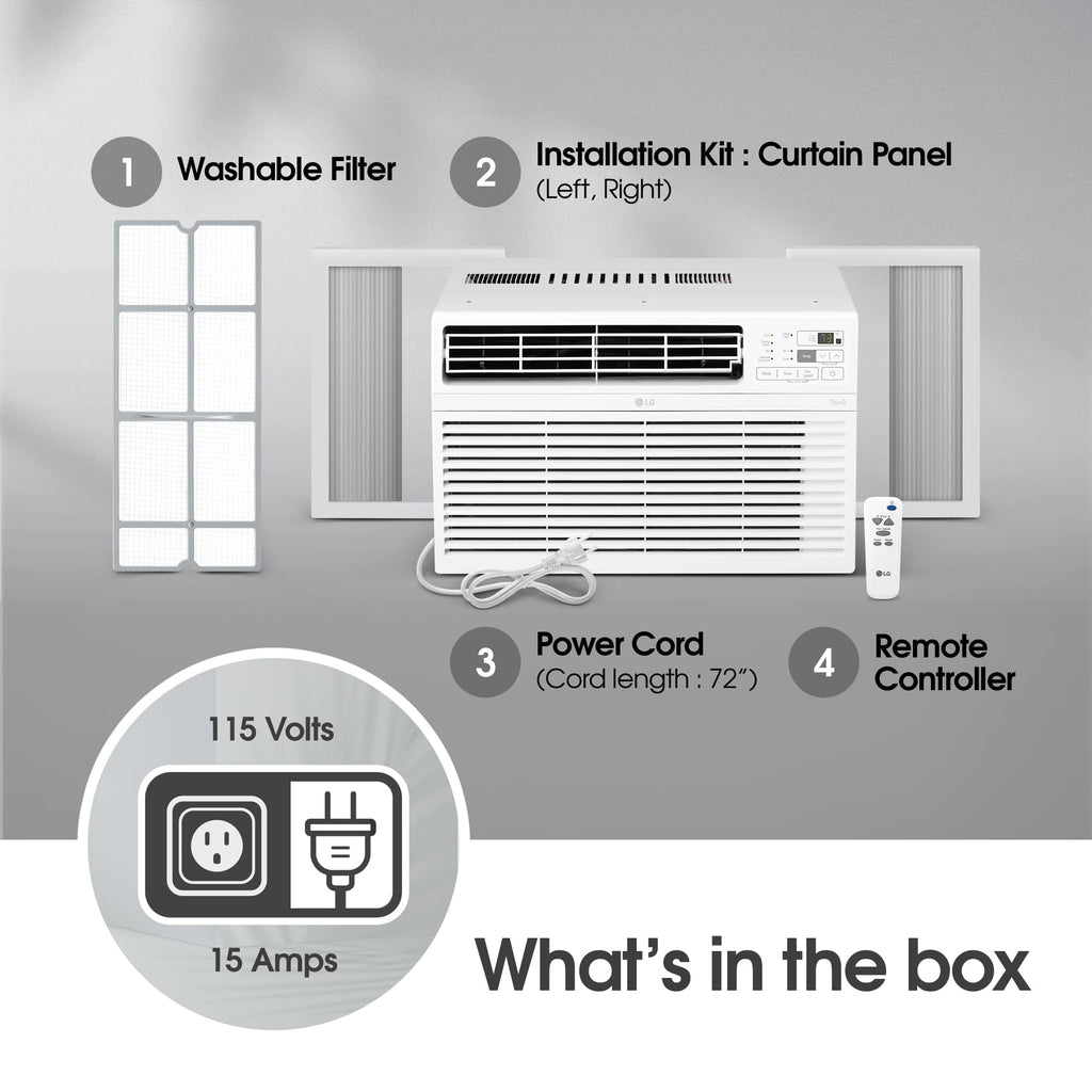 14000 BTU WiFi Enabled Window Air Conditioner White V2334