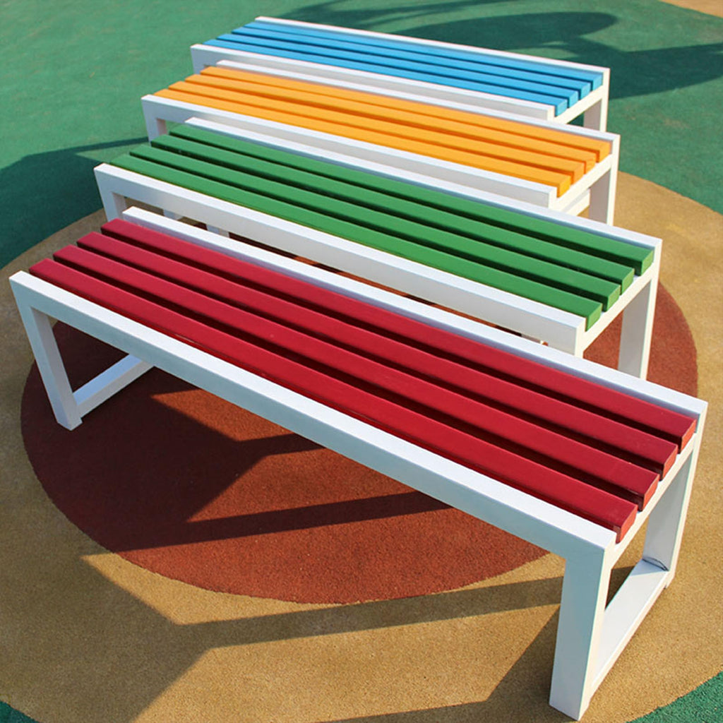 Cast Iron Outdoor Bench Carbonized Finish 150x40x45cm E1687