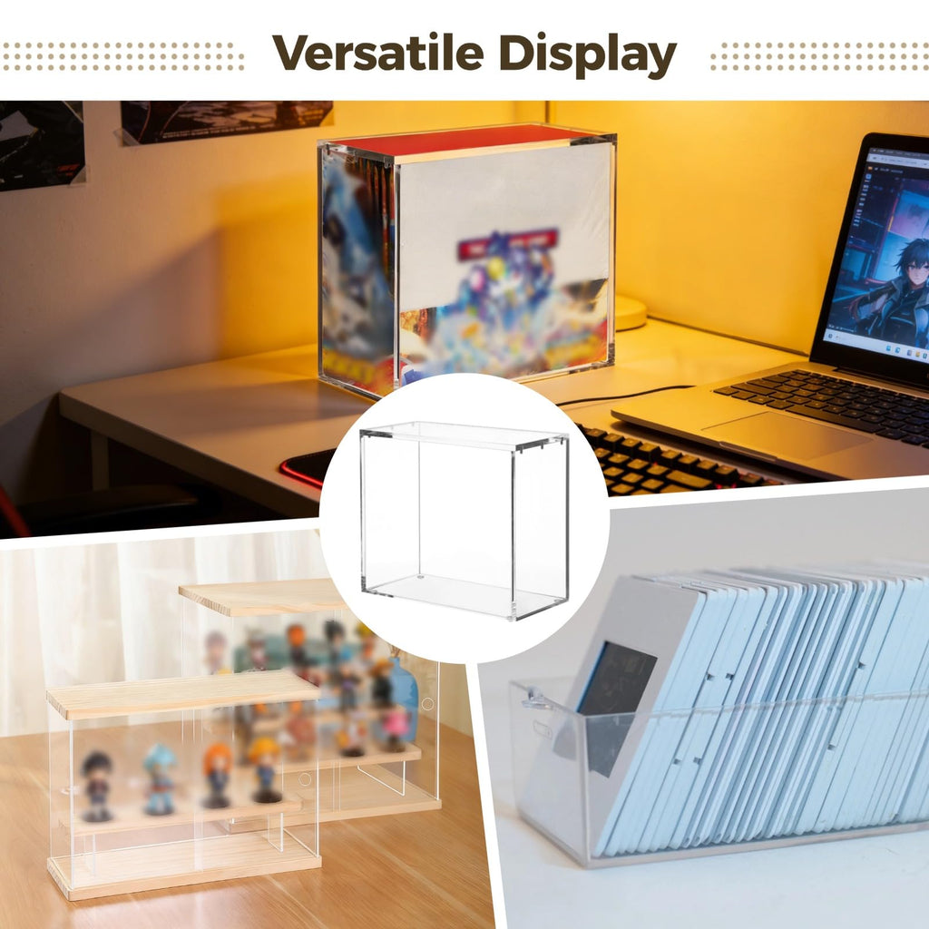 4 Pcs Acrylic Display Cases with Lid W305
