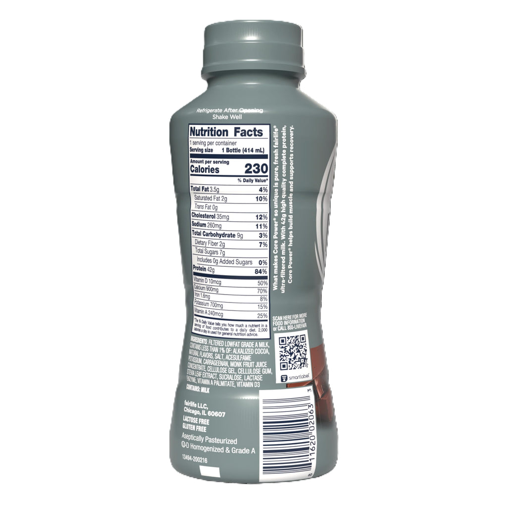 Chocolate High Protein Shake 42g 14oz 12 Pack D49019
