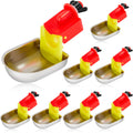 8 Pack Stainless Steel Auto Fill Chicken Waterer Cups Z83688
