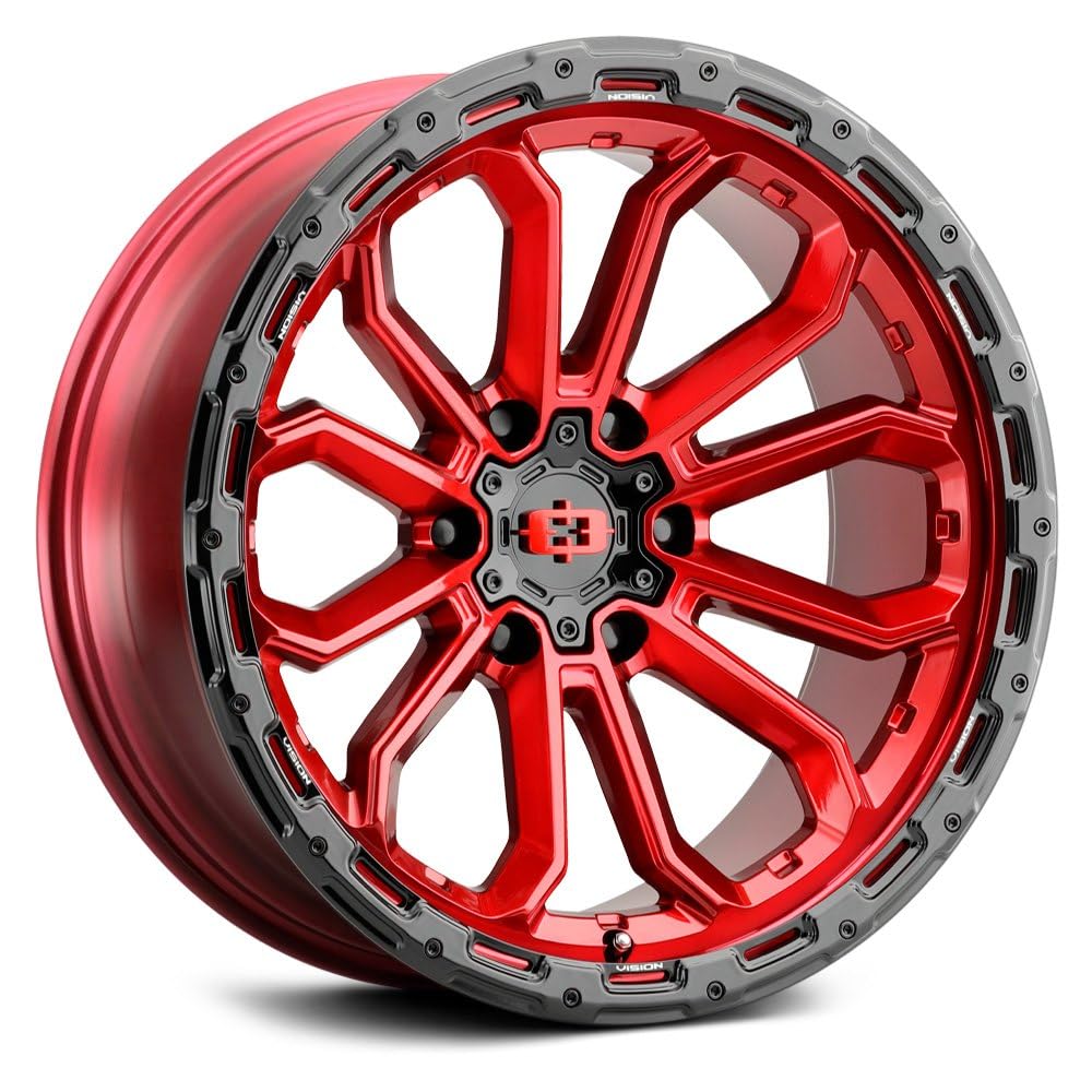 20x9 6x5.5" +12mm Red Wheel Rim W912