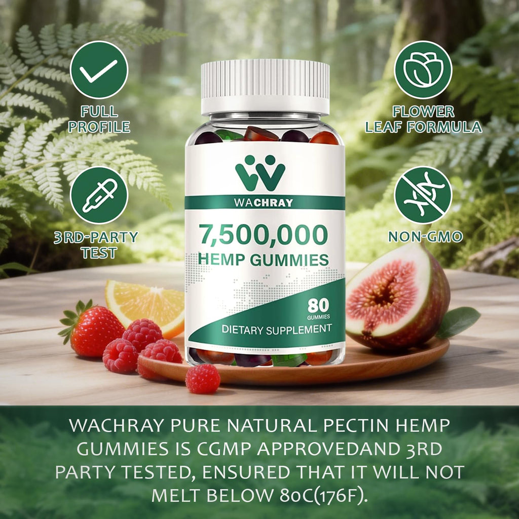 Organic Vegan Hemp Gummies with Omega 3 6 9 Z2056