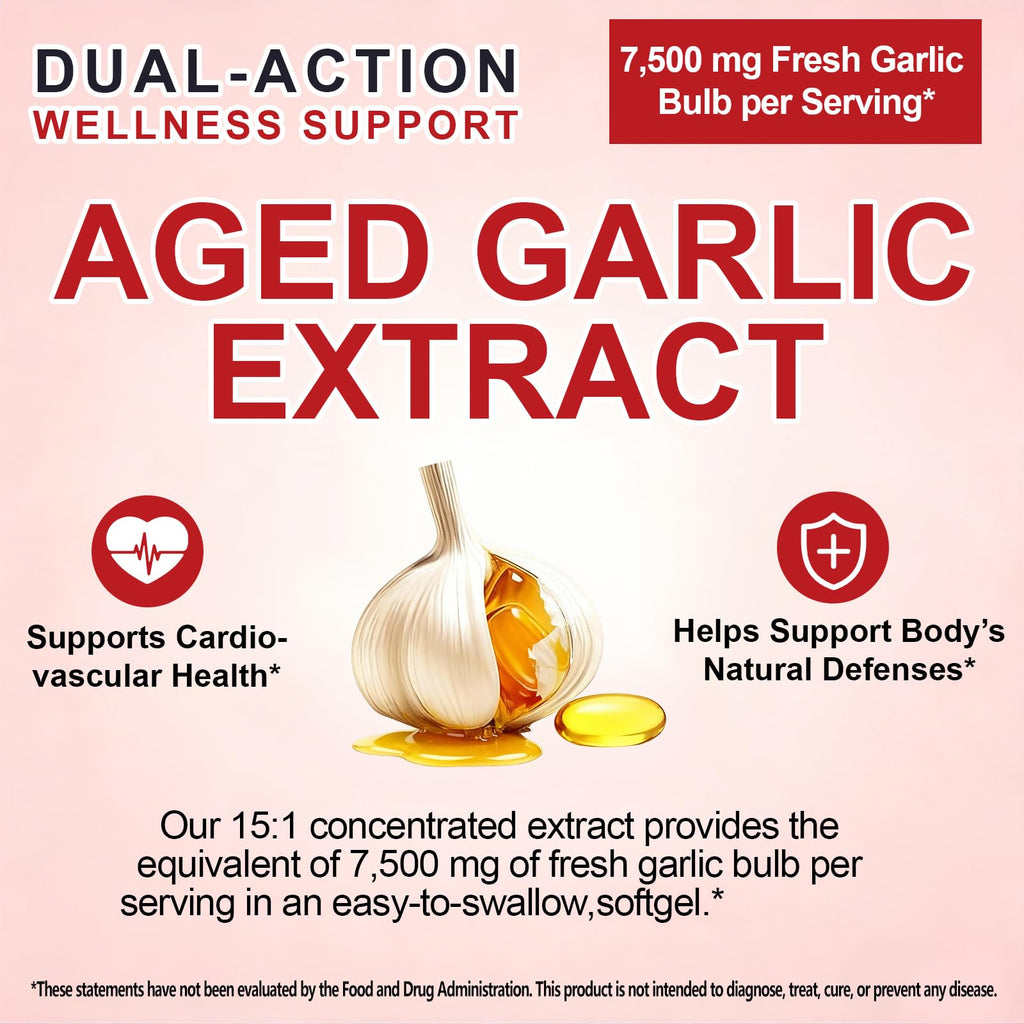 Aged Garlic Extract Capsules 7,500mg Q668734