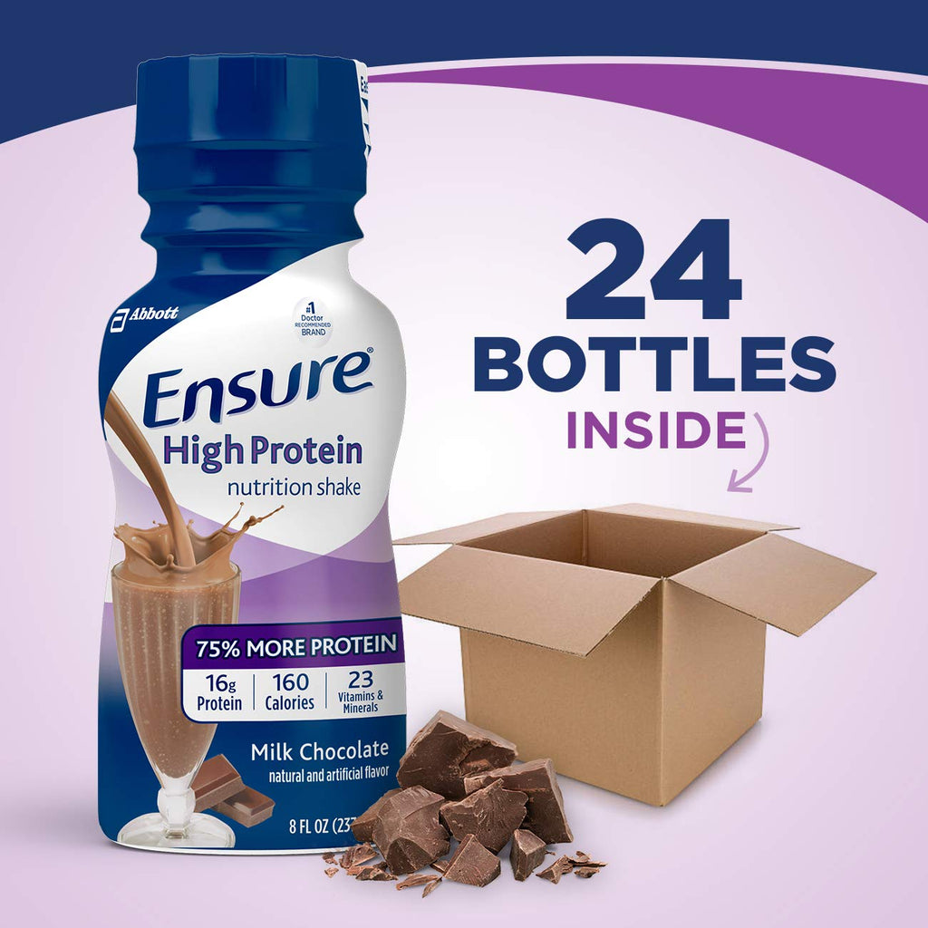 High Protein Nutritional Shake 16g Protein Milk Chocolate 8 fl oz 24 Count P29076
