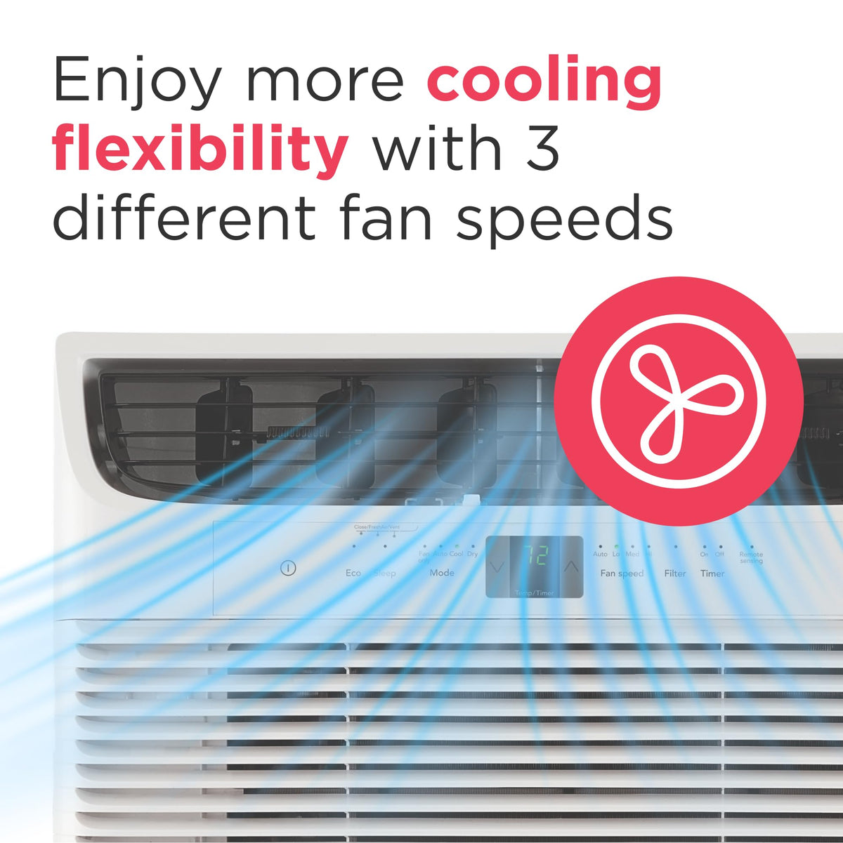 10,000 BTU White Window Air Conditioner D516570