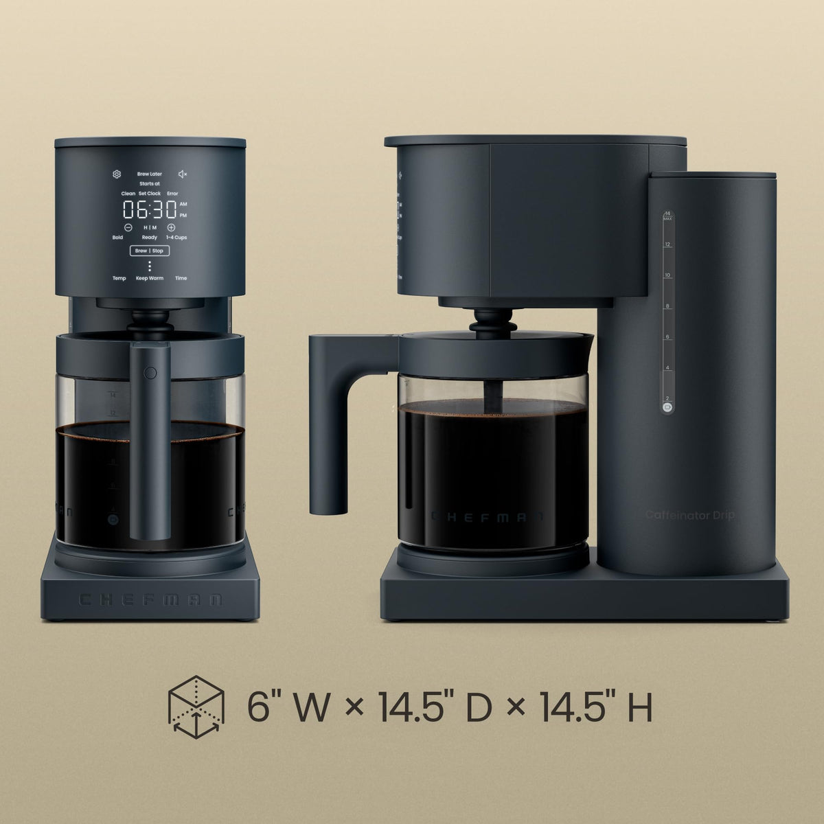 14-Cup Programmable Drip Coffee Maker with Glass Carafe R98269