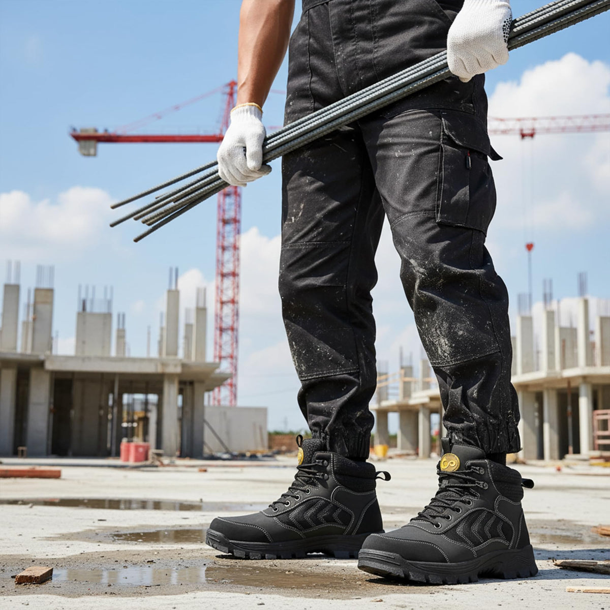 Steel Toe Waterproof Work Boots Y991