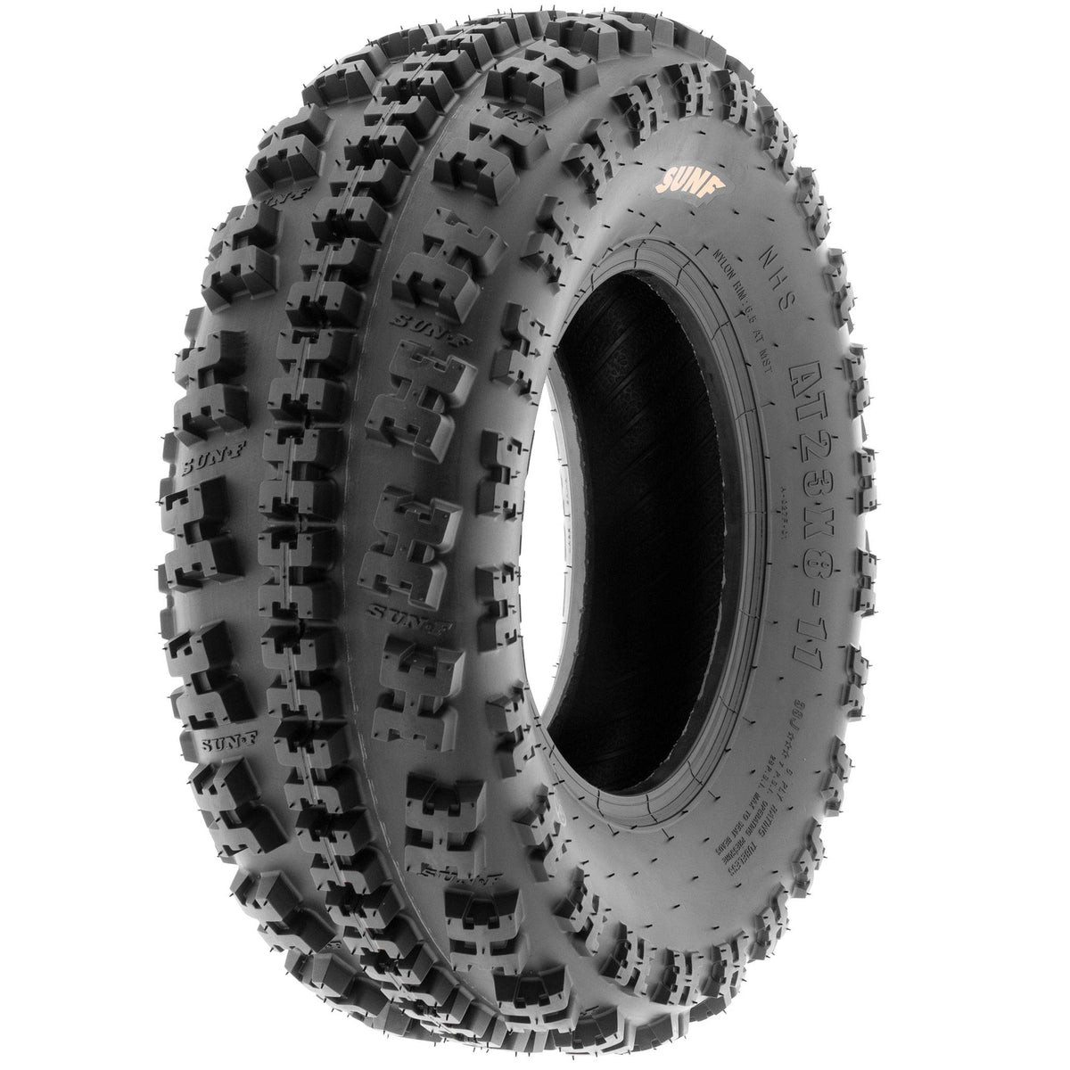 19x7-8 Front & 18x10.5-8 Rear ATV UTV Knobby Sport Tires Set of 4 R653193