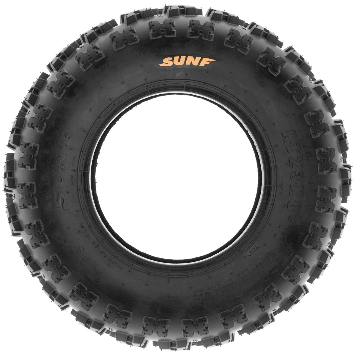 19x7-8 Front & 18x10.5-8 Rear ATV UTV Knobby Sport Tires Set of 4 R653193