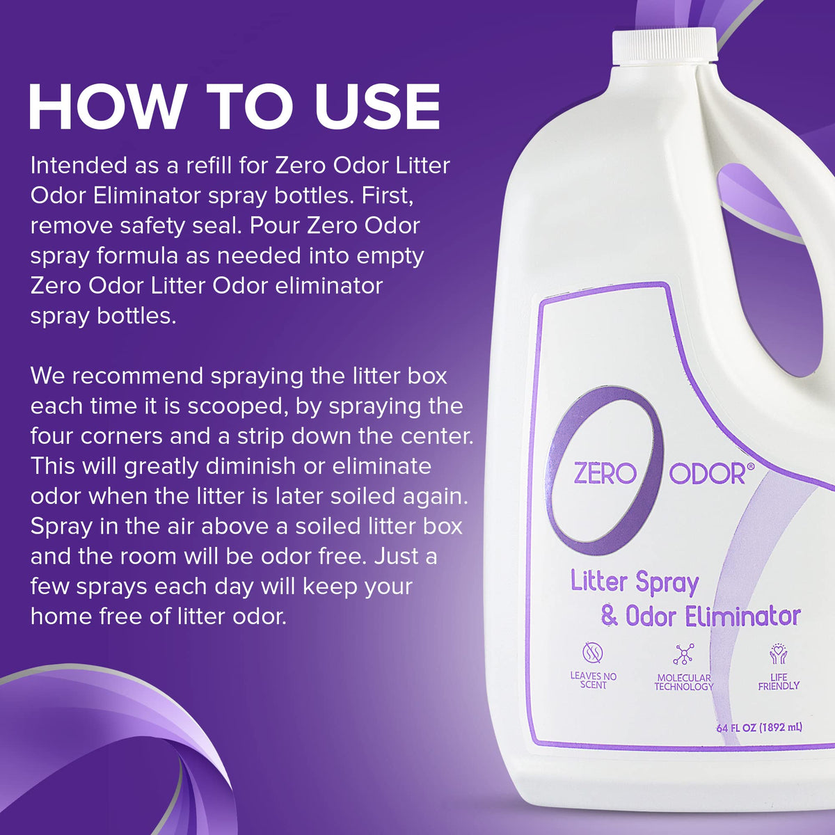 Cat Litter Deodorizer Refill 64 oz Y22764