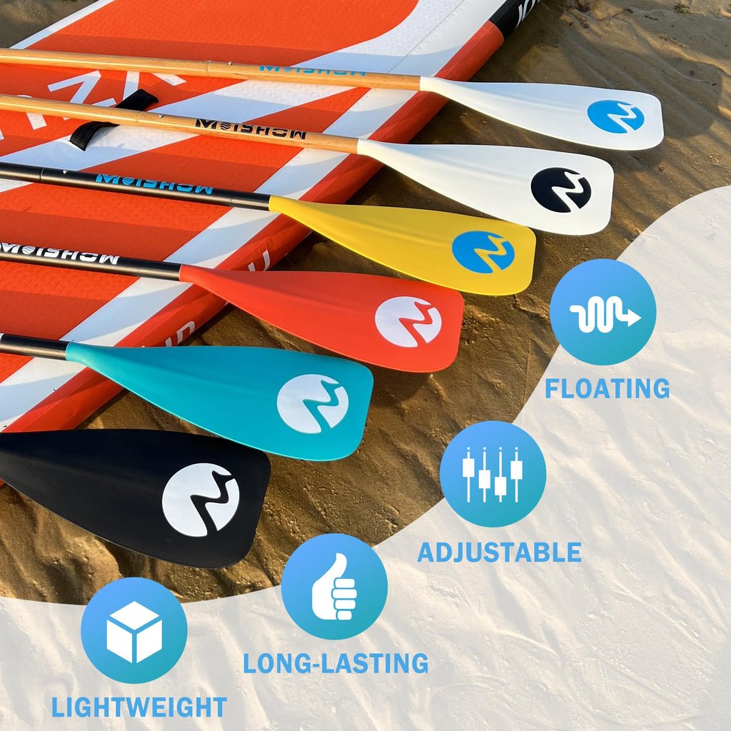 Adjustable 4-Piece Floating Aluminum SUP Paddle J1630