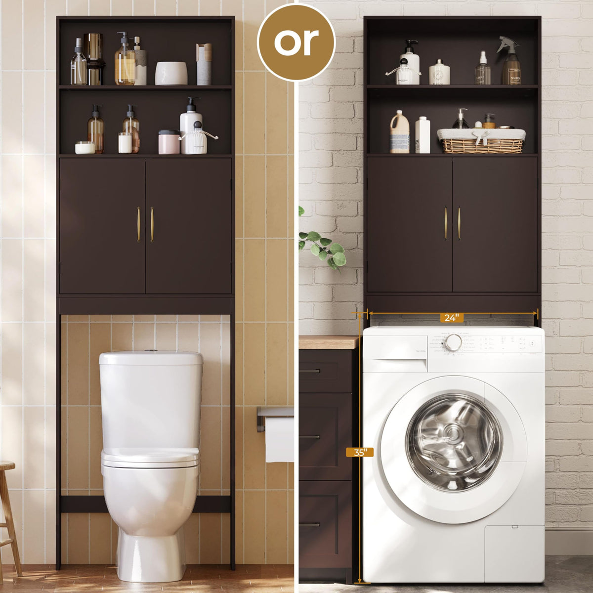 Over the Toilet Storage Cabinet B835
