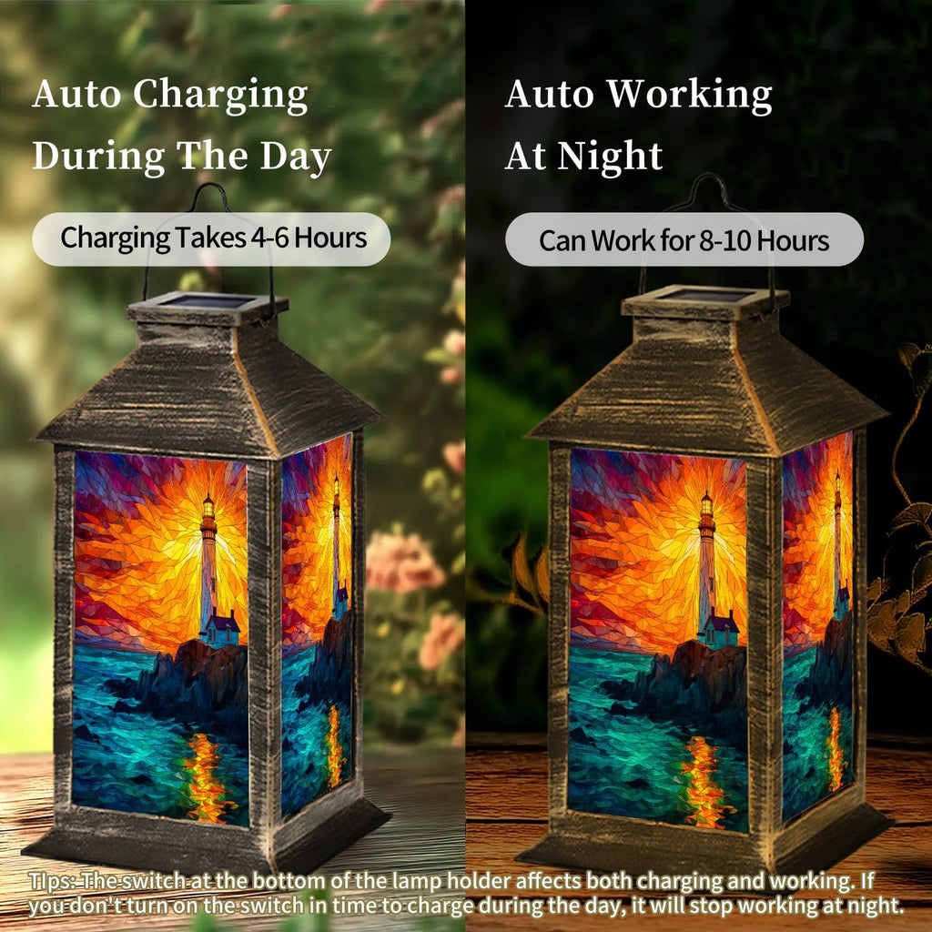 Solar Powered Waterproof Hanging Lantern C50079
