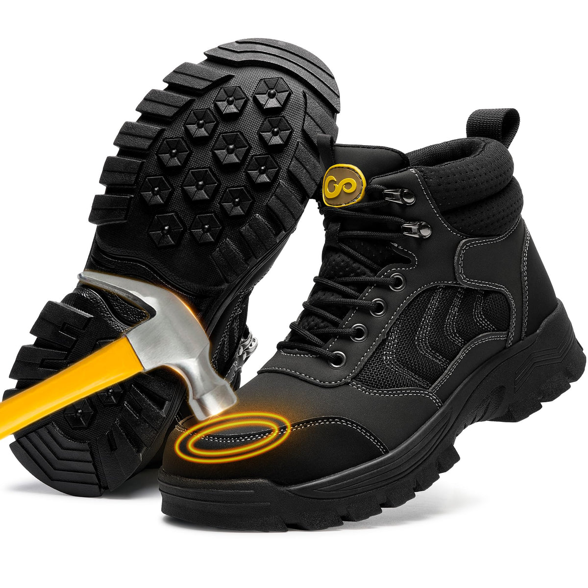 Steel Toe Waterproof Work Boots Y991