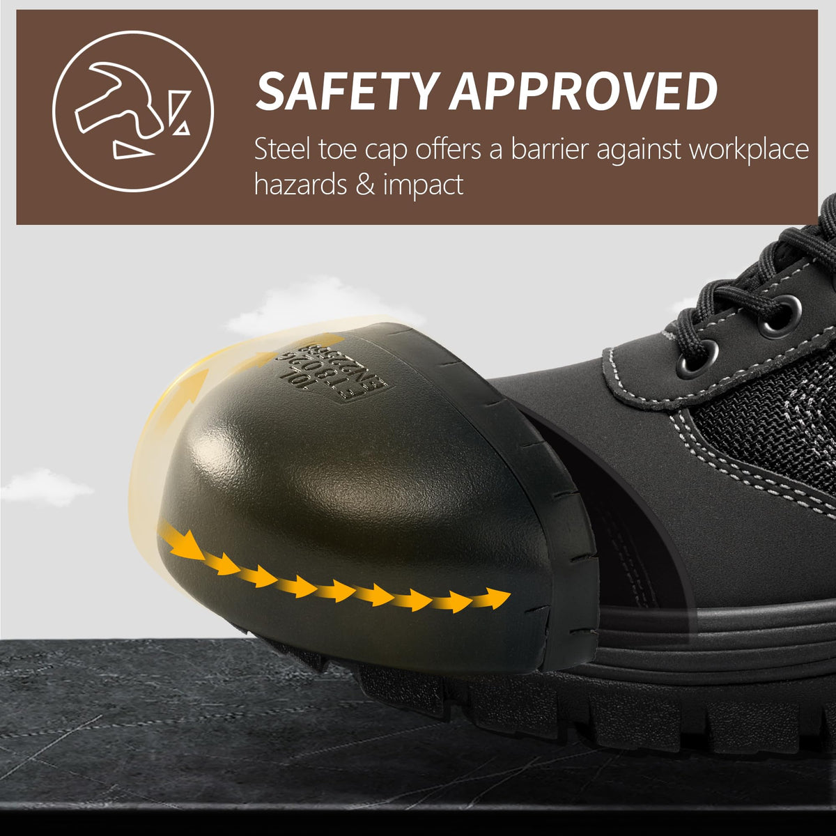 Steel Toe Waterproof Work Boots Y991