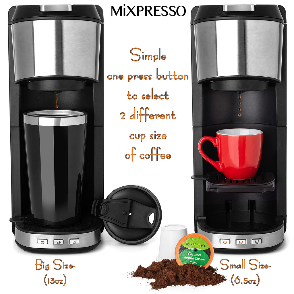 Single Serve Coffee Maker with 14oz Travel Mug B5304