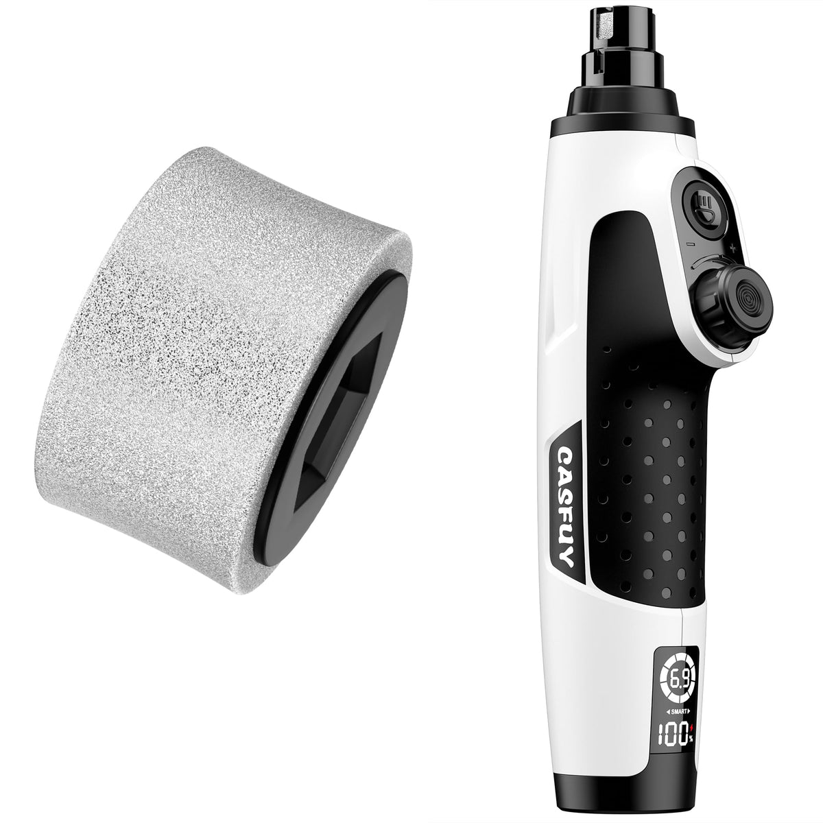 Dog Nail Grinder & Replacement Grinding Head Bundle Z6602