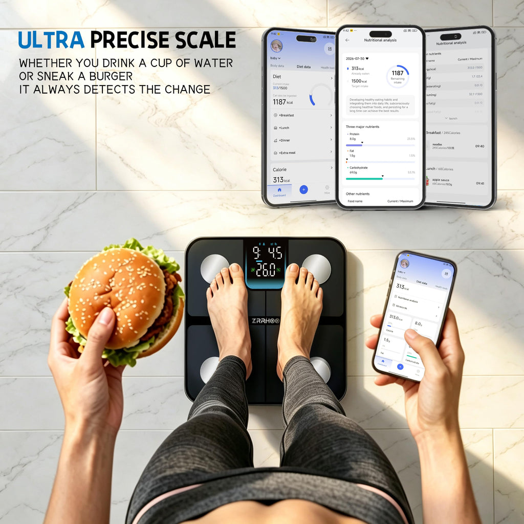 25 Body Composition Bluetooth Digital Weight Scale E1350