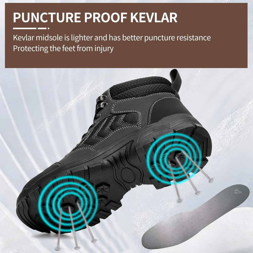Steel Toe Waterproof Work Boots Y991