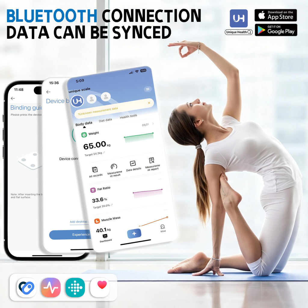 25 Body Composition Bluetooth Digital Weight Scale E1350