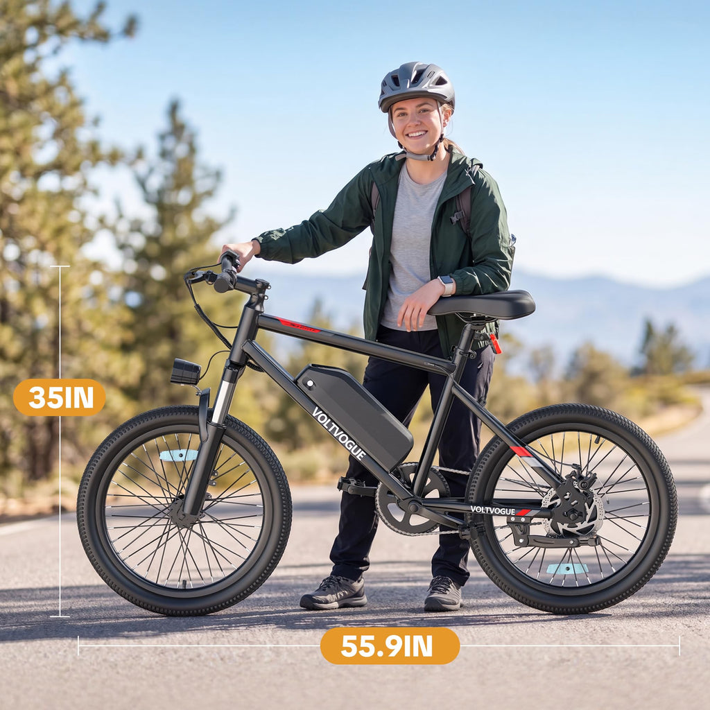 48V 1000W Peak Motor 22 mph 20Inch Fat Tires Electric E-Bike M38217